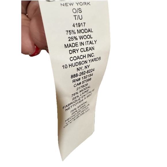 Coach Plaid Pink/ Purple/White Scarf/Shawl - Picture 7 of 9